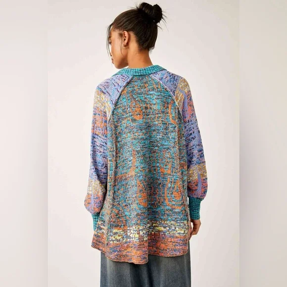 Free People Multicolor Knit Mini Dress - Picture 7 of 11